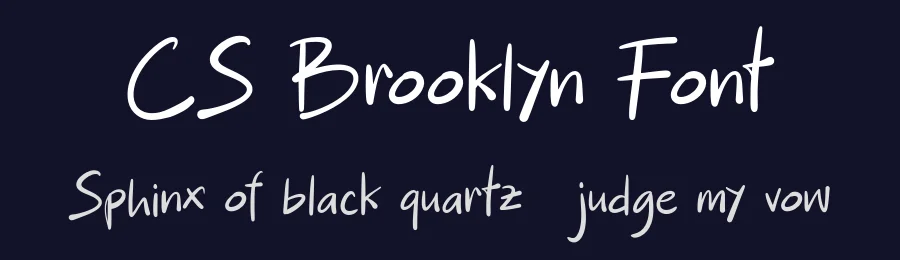 CS Brooklyn Font by craftsupplyco — Script Handwritten Font — thumbnail 2