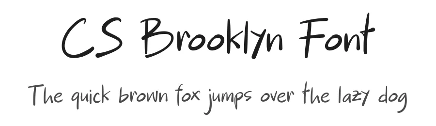 CS Brooklyn Font by craftsupplyco — Script Handwritten Font