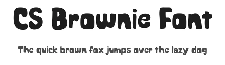 CS Brownie Font by craftsupplyco — Display Font