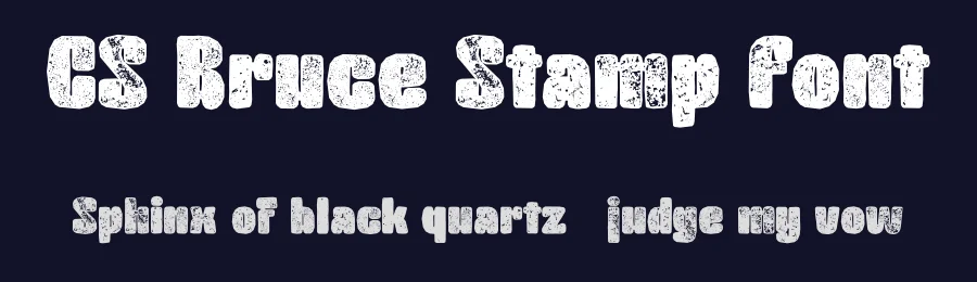 CS Bruce Stamp Font by craftsupplyco — Display Font — thumbnail 2