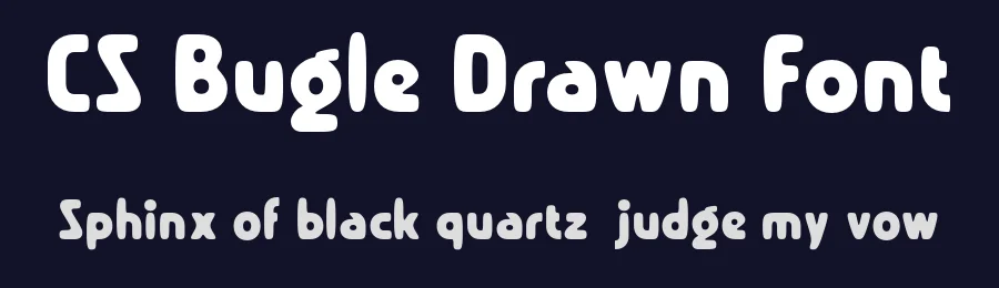 CS Bugle Drawn Font by craftsupplyco — Display Font — thumbnail 2