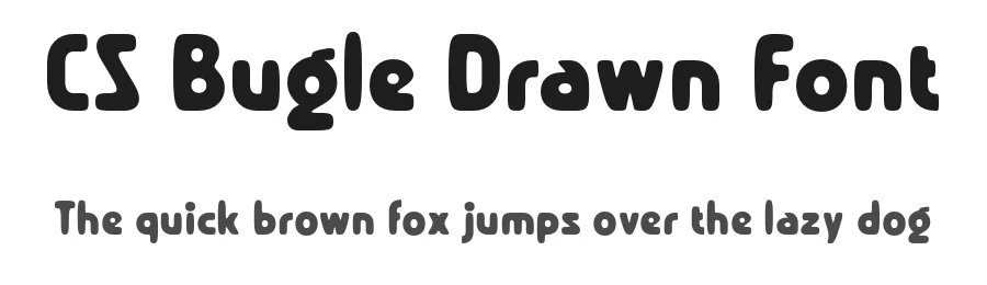 CS Bugle Drawn Font by craftsupplyco — Display Font