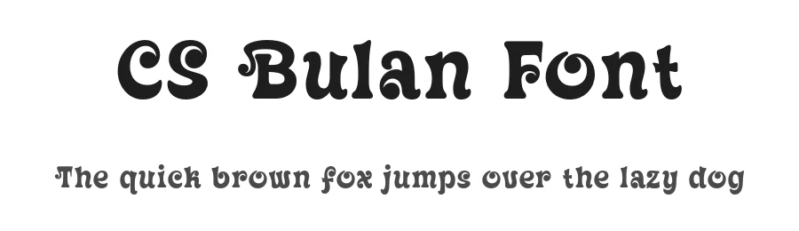 CS Bulan Font by craftsupplyco — Display Font