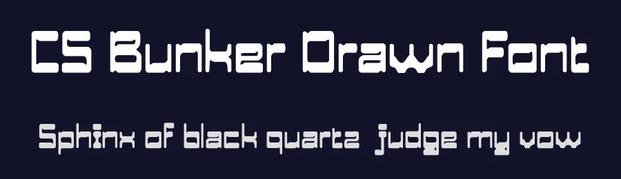 CS Bunker Drawn Font by craftsupplyco — Display Font — thumbnail 2