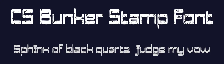 CS Bunker Stamp Font by craftsupplyco — Display Font — thumbnail 2