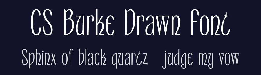 CS Burke Drawn Font by craftsupplyco — Sans Serif Font — thumbnail 2