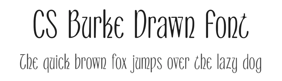 CS Burke Drawn Font by craftsupplyco — Sans Serif Font