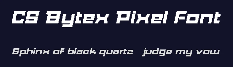 CS Bytex Pixel Font by craftsupplyco — Display Font — thumbnail 2
