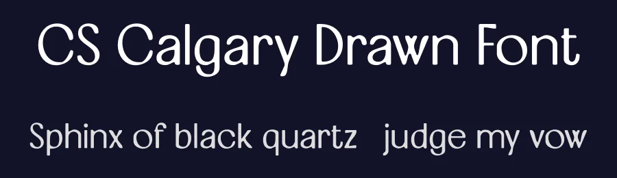 CS Calgary Drawn Font by craftsupplyco — Sans Serif Font — thumbnail 2