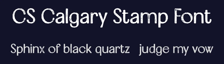 CS Calgary Stamp Font by craftsupplyco — Sans Serif Font — thumbnail 2