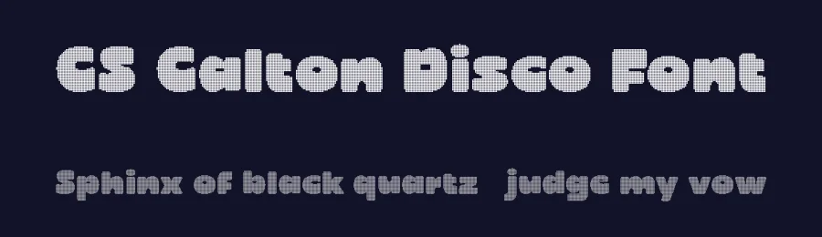 CS Calton Disco Font by craftsupplyco — Display Font — thumbnail 2