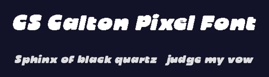 CS Calton Pixel Font by craftsupplyco — Display Font — thumbnail 2