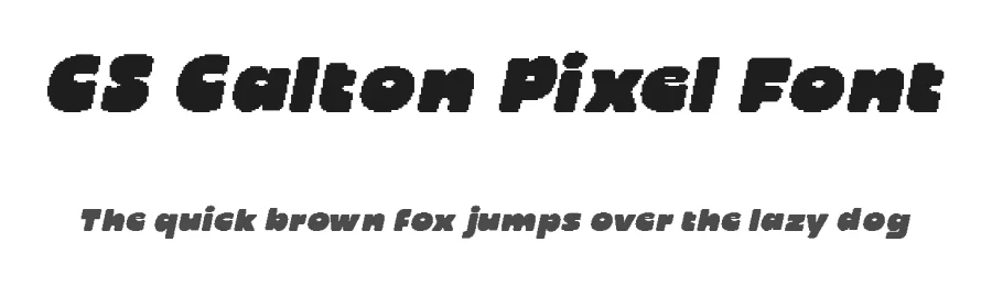 CS Calton Pixel Font by craftsupplyco — Display Font