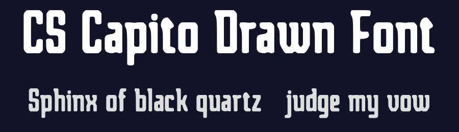 CS Capito Drawn Font by craftsupplyco — Sans Serif Font — thumbnail 2