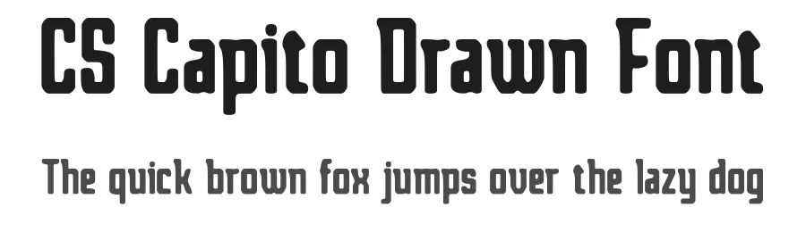CS Capito Drawn Font by craftsupplyco — Sans Serif Font