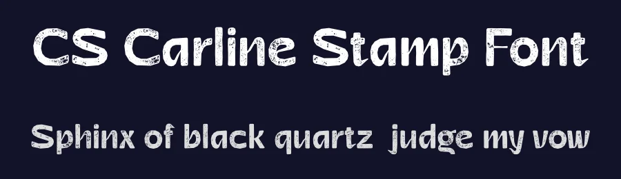 CS Carline Stamp Font by craftsupplyco — Display Font — thumbnail 2
