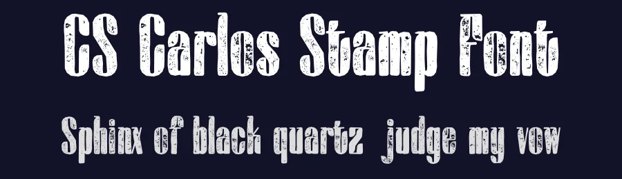 CS Carlos Stamp Font by craftsupplyco — Sans Serif Font — thumbnail 2