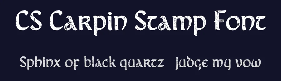 CS Carpin Stamp Font by craftsupplyco — Display Font — thumbnail 2