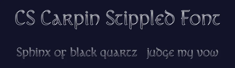 CS Carpin Stippled Font by craftsupplyco — Display Font — thumbnail 2
