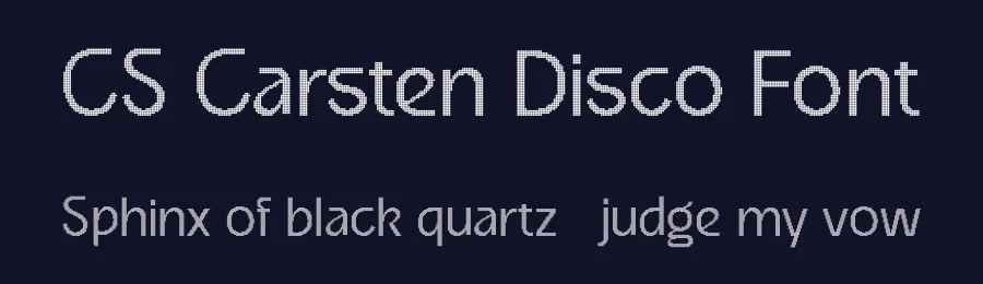CS Carsten Disco Font by craftsupplyco — Display Font — thumbnail 2