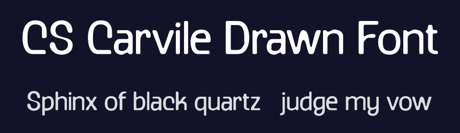CS Carvile Drawn Font by craftsupplyco — Sans Serif Font — thumbnail 2