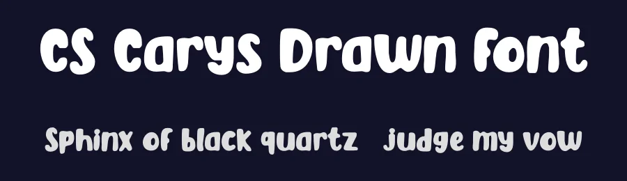 CS Carys Drawn Font by craftsupplyco — Display Font — thumbnail 2