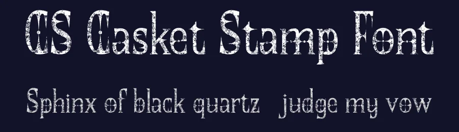 CS Casket Stamp Font by craftsupplyco — Display Font — thumbnail 2