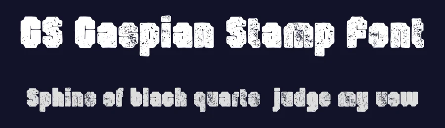 CS Caspian Stamp Font by craftsupplyco — Display Font — thumbnail 2