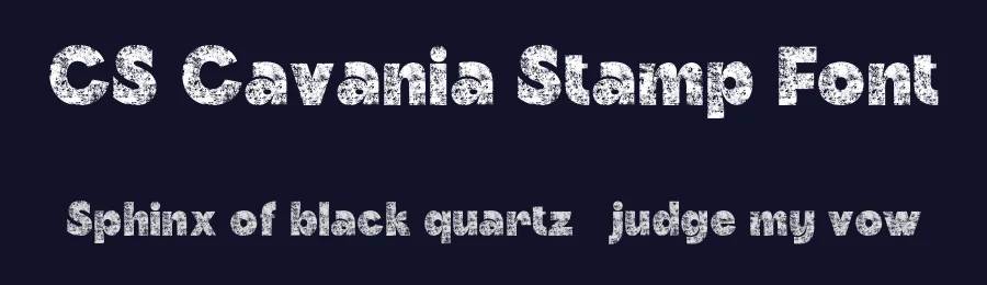 CS Cavania Stamp Font by craftsupplyco — Sans Serif Font — thumbnail 2