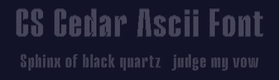 CS Cedar Ascii Font by craftsupplyco — Sans Serif Font — thumbnail 2