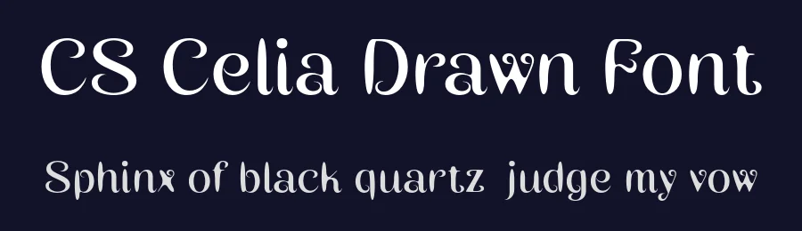 CS Celia Drawn Font by craftsupplyco — Display Font — thumbnail 2