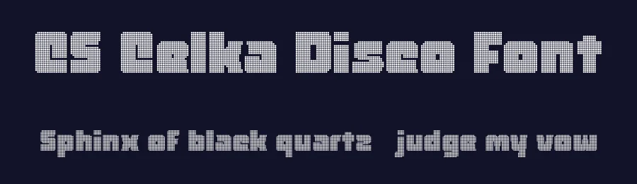 CS Celka Disco Font by craftsupplyco — Display Font — thumbnail 2