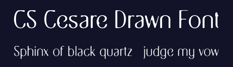 CS Cesare Drawn Font by craftsupplyco — Sans Serif Font — thumbnail 2
