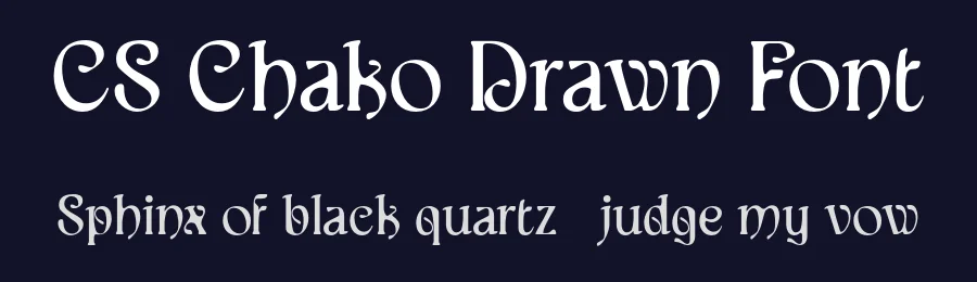 CS Chako Drawn Font by craftsupplyco — Display Font — thumbnail 2