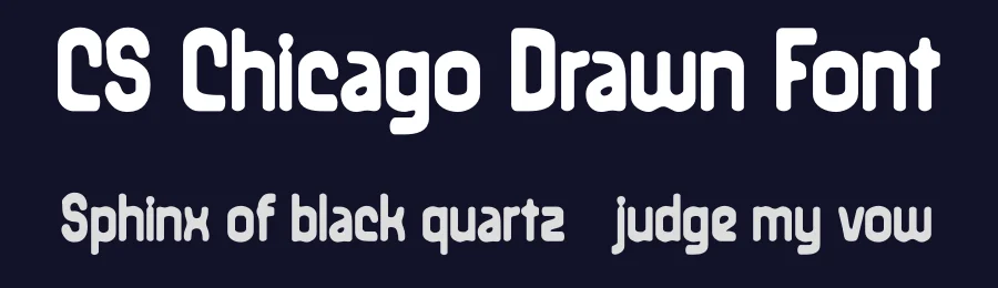 CS Chicago Drawn Font by craftsupplyco — Sans Serif Font — thumbnail 2