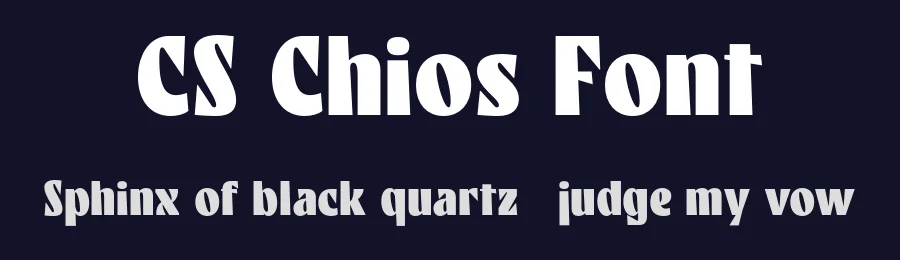 CS Chios Font by craftsupplyco — Display Font — thumbnail 2