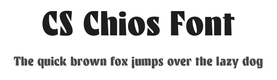CS Chios Font by craftsupplyco — Display Font