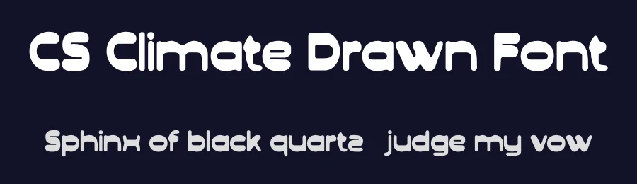 CS Climate Drawn Font by craftsupplyco — Sans Serif Font — thumbnail 2