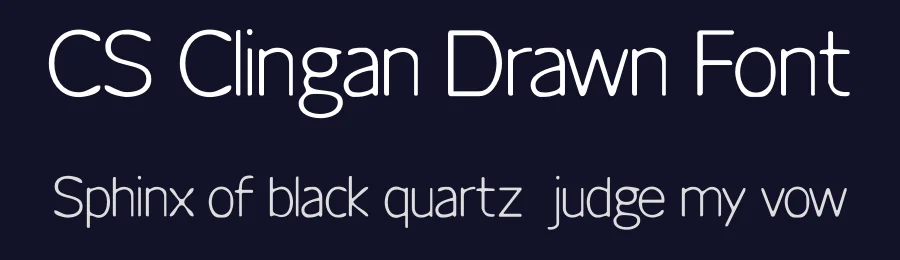 CS Clingan Drawn Font by craftsupplyco — Sans Serif Font — thumbnail 2