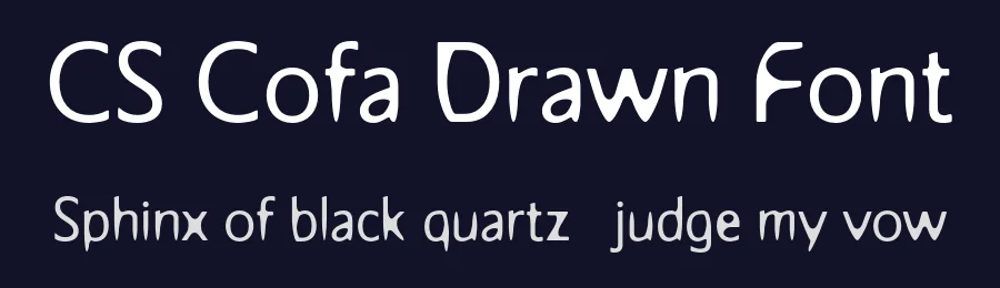CS Cofa Drawn Font by craftsupplyco — Sans Serif Font — thumbnail 2