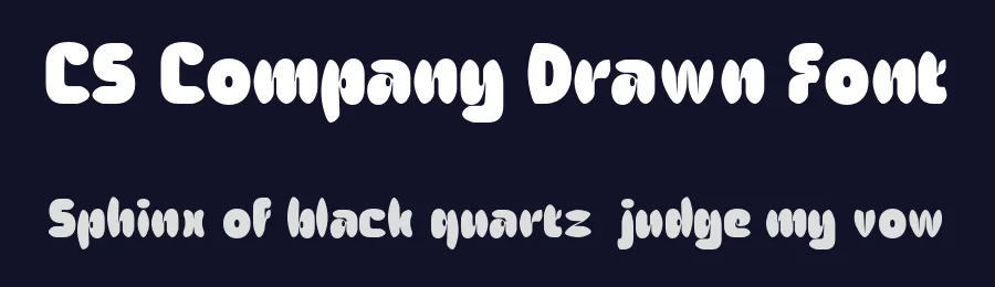 CS Company Drawn Font by craftsupplyco — Display Font — thumbnail 2