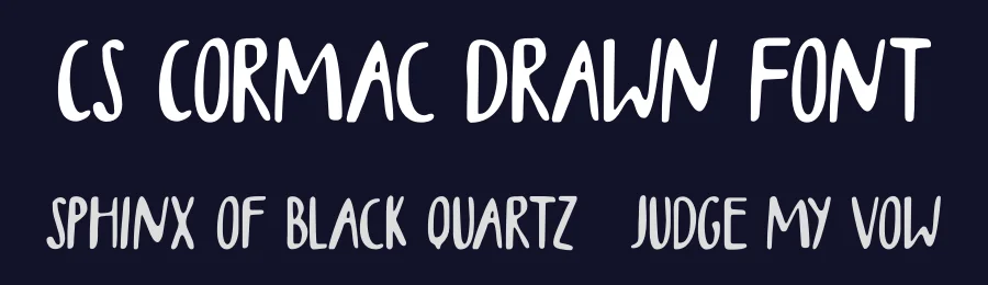 CS Cormac Drawn Font by craftsupplyco — Script Handwritten Font — thumbnail 2