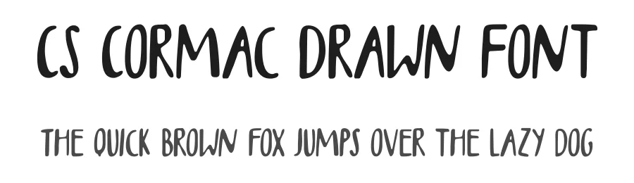 CS Cormac Drawn Font by craftsupplyco — Script Handwritten Font