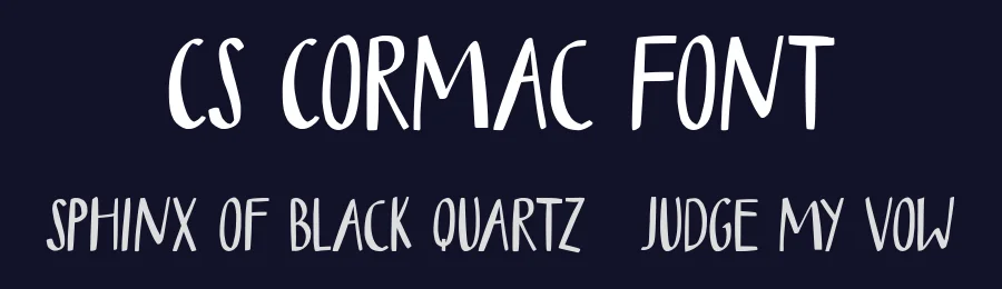 CS Cormac Font by craftsupplyco — Script Handwritten Font — thumbnail 2
