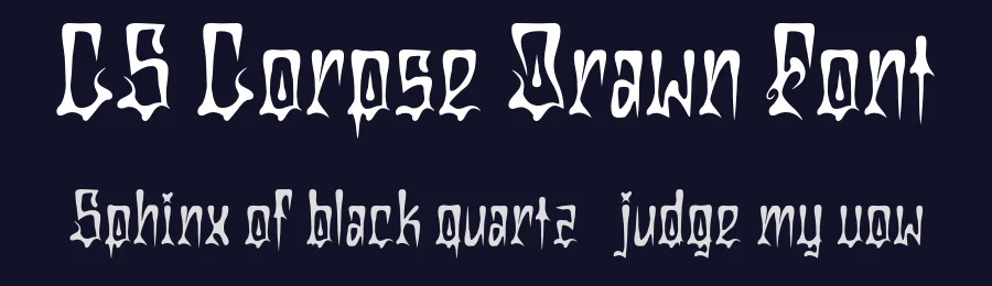 CS Corpse Drawn Font by craftsupplyco — Display Font — thumbnail 2