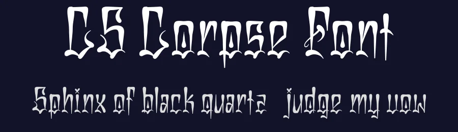 CS Corpse Font by craftsupplyco — Display Font — thumbnail 2