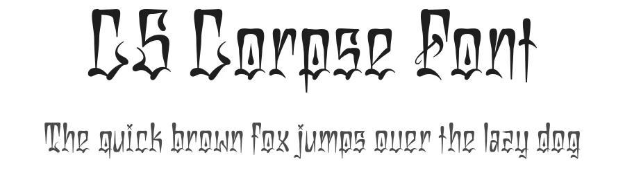 CS Corpse Font by craftsupplyco — Display Font