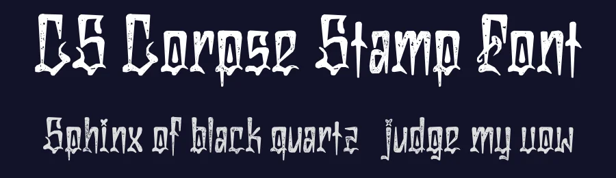 CS Corpse Stamp Font by craftsupplyco — Display Font — thumbnail 2