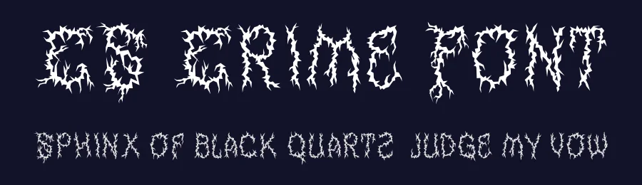 CS Crime Font by craftsupplyco — Display Font — thumbnail 2