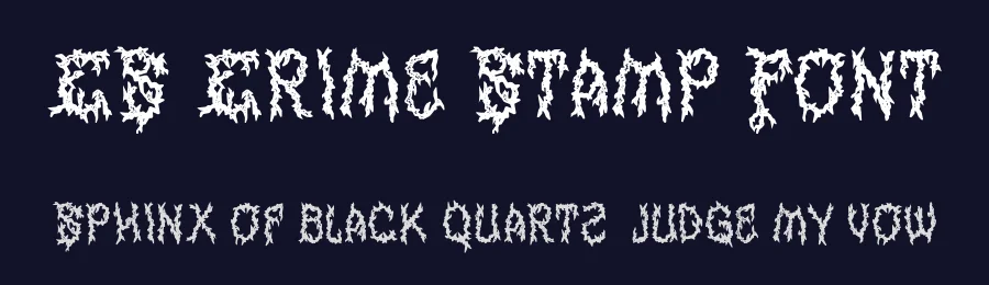 CS Crime Stamp Font by craftsupplyco — Display Font — thumbnail 2